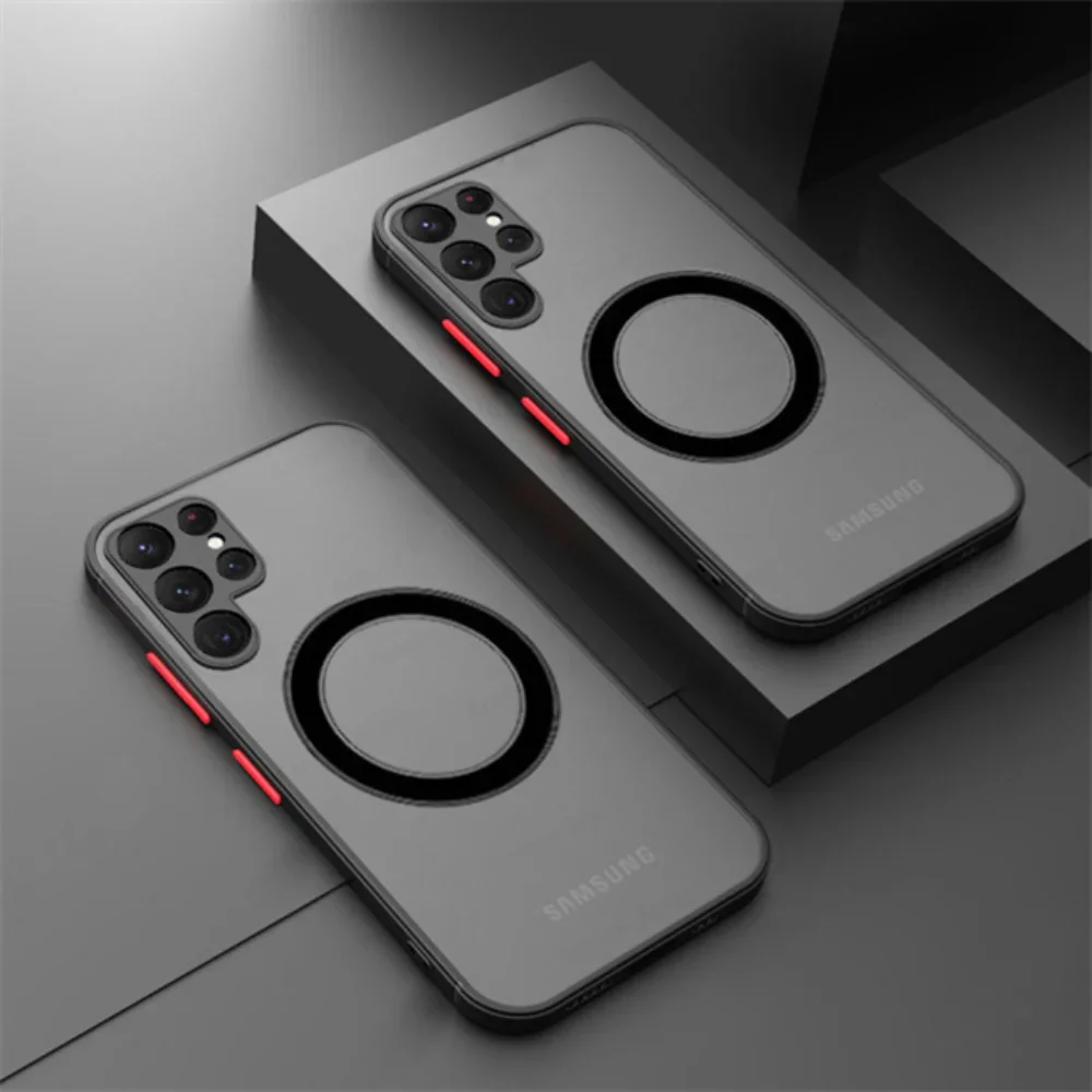 Magnetic  Matte Anti-fall Protective case for Samsung - Image 7