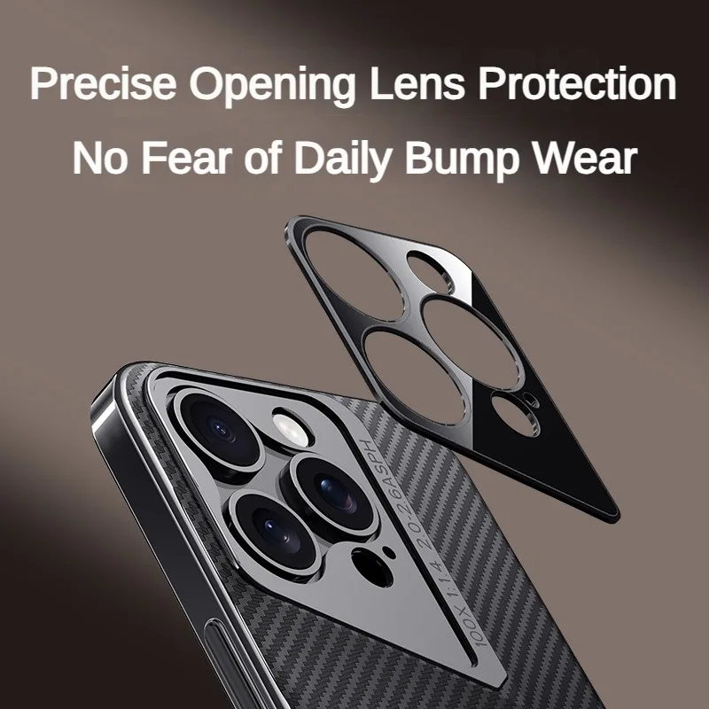 electroplated carbon fiber high-grade hard case for iPhone - Image 3