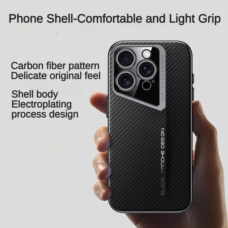 electroplated carbon fiber high-grade hard case for iPhone - Image 5