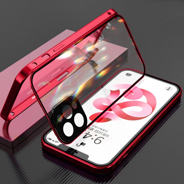 360°Full Protection Metal Magnetic Snap Lock Phone Case - Image 10