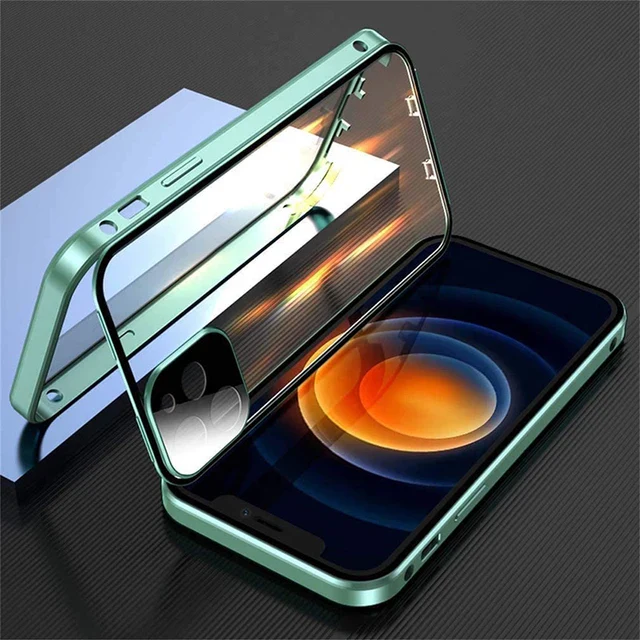 360°Full Protection Metal Magnetic Snap Lock Phone Case - Image 9