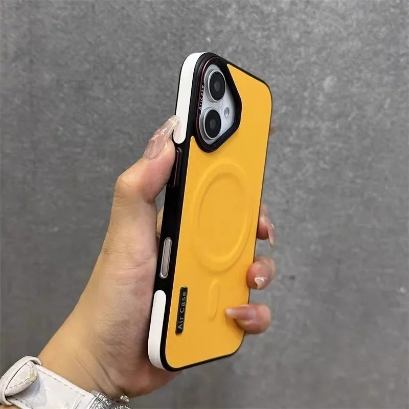Matte Magnetic Wireless Charging Shockproof Bumper Case For iPhone - Image 5