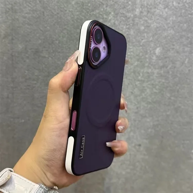 Matte Magnetic Wireless Charging Shockproof Bumper Case For iPhone - Image 7