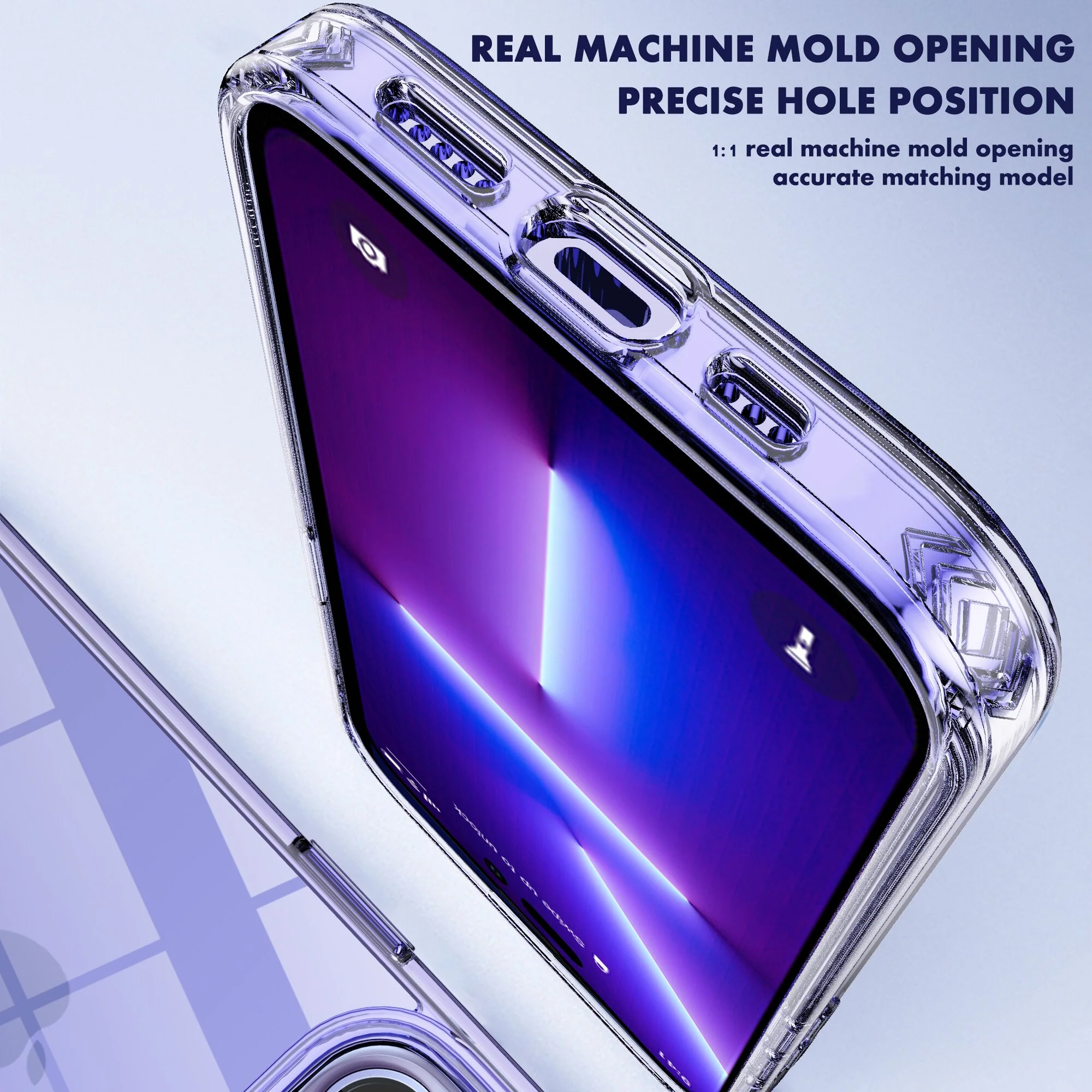 Transparent Thick Hard PC Shockproof Case For iPhone - Image 6