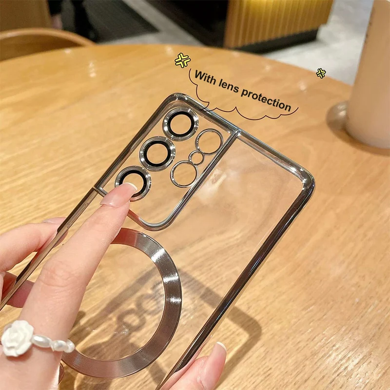 Transparent Magnetic Case For Samsung Galaxy - Image 3