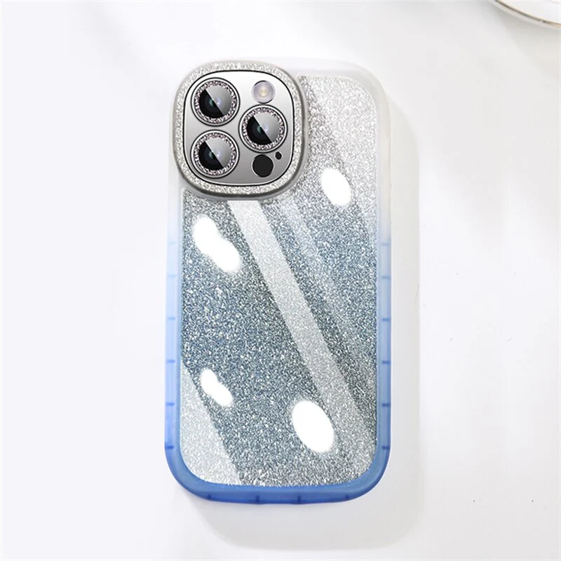 Transparent Glitter Clear Silicon Case For iPhone - Image 7