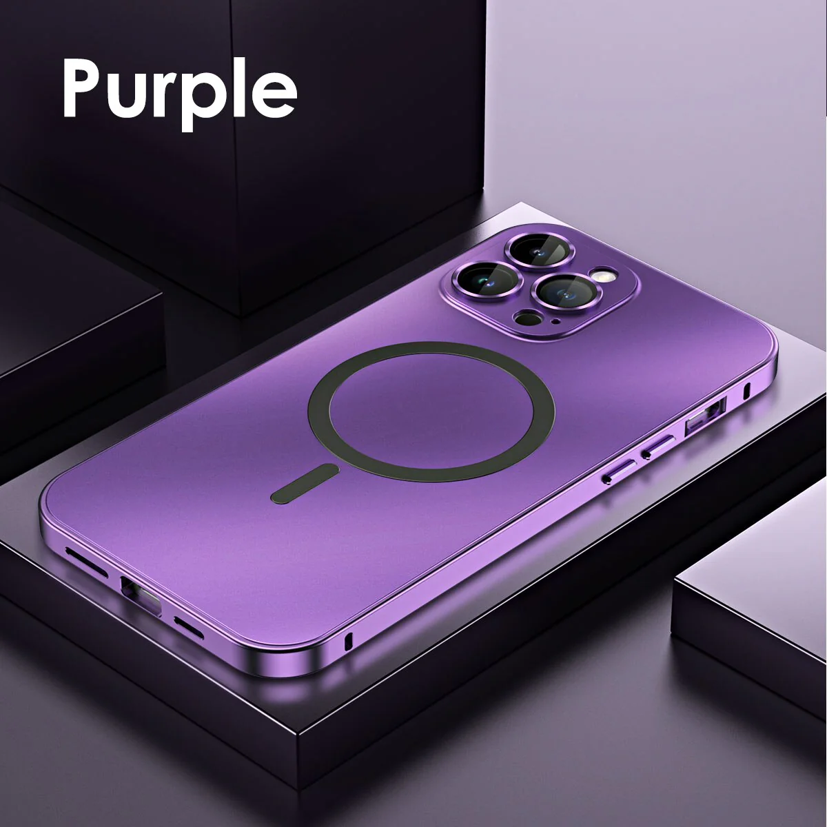 Magnetic Metal Frame Case For iPhone - Image 10