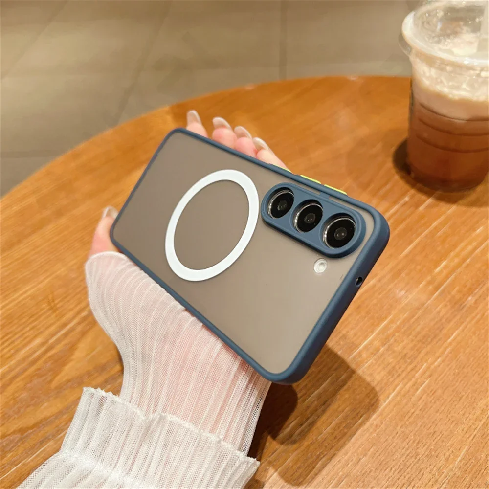 Soft Magnetic Bumper Shockproof Case For Samsung - Image 11