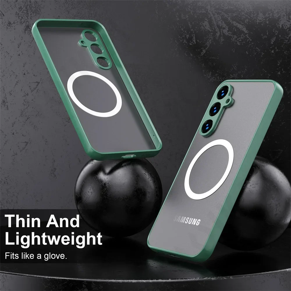 Soft Magnetic Bumper Shockproof Case For Samsung - Image 4