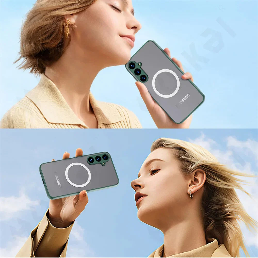 Soft Magnetic Bumper Shockproof Case For Samsung - Image 6