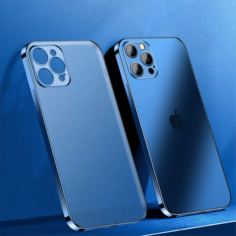 Square Plating Frame Transparent Case For iPhone - Image 6