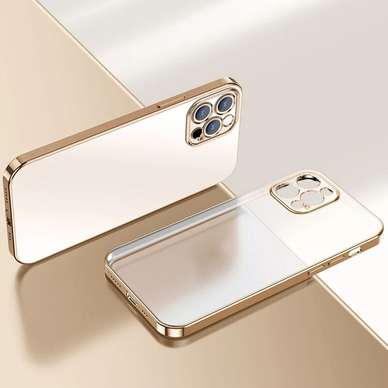 Transparent Silicone Square Case For iPhone - Image 11