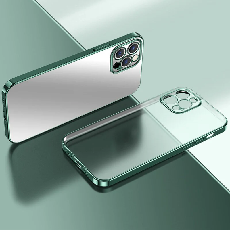 Transparent Silicone Square Case For iPhone - Image 8