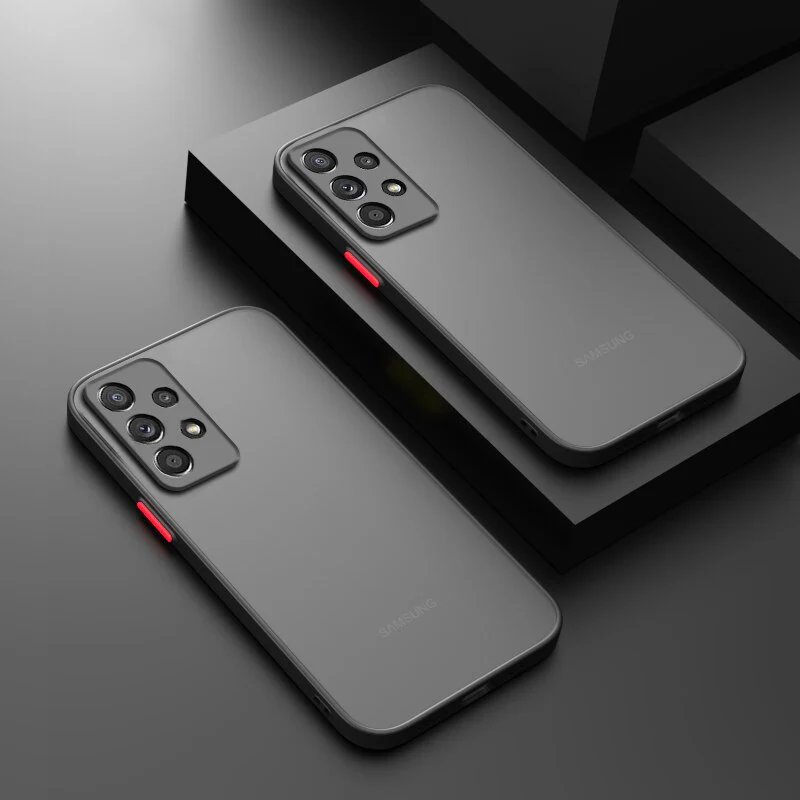 Shockproof Matte Clear Phone Case For Samsung - Image 10