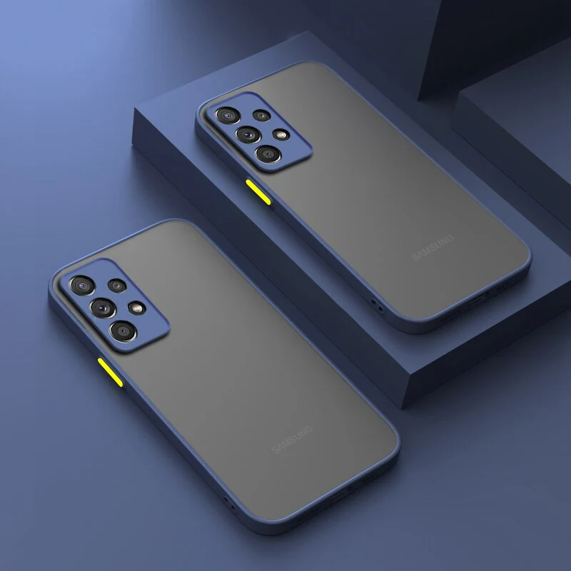 Shockproof Matte Clear Phone Case For Samsung - Image 11