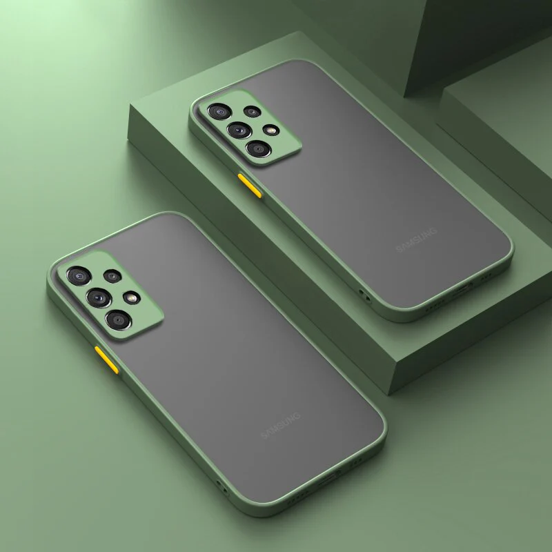 Shockproof Matte Clear Phone Case For Samsung - Image 15