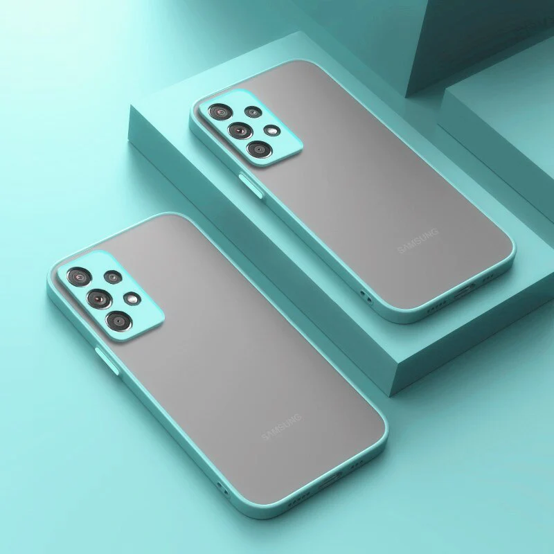 Shockproof Matte Clear Phone Case For Samsung - Image 9