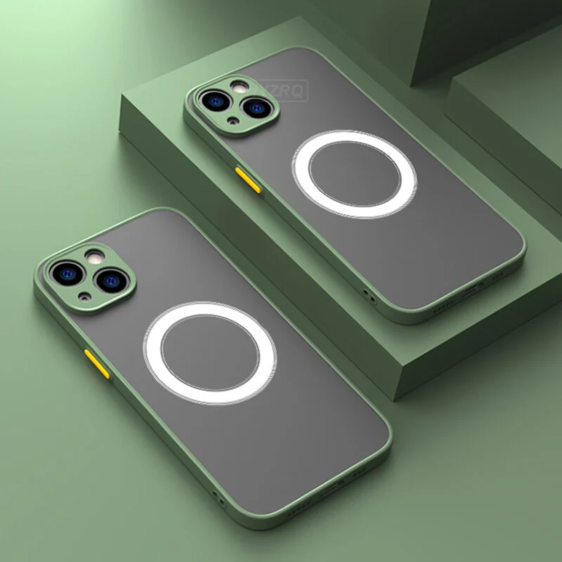 Magnetic Transparent Matte Case For iPhone - Image 10
