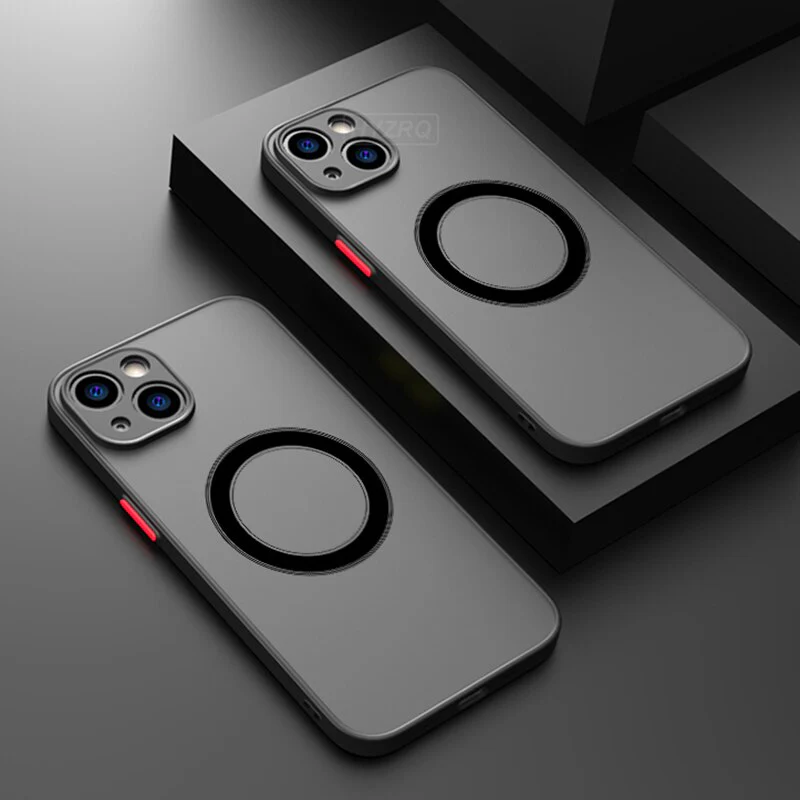 Magnetic Transparent Matte Case For iPhone - Image 7