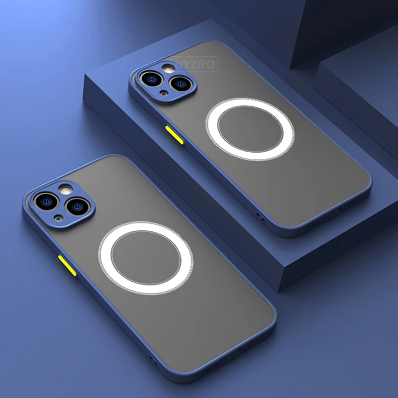 Magnetic Transparent Matte Case For iPhone - Image 8