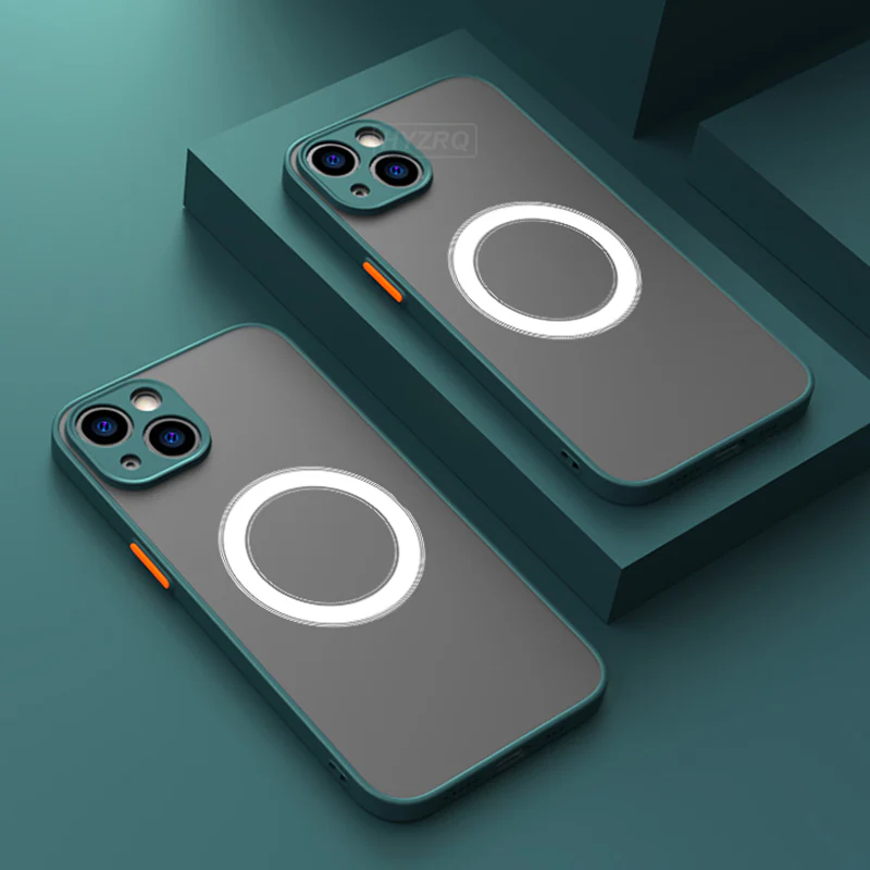 Magnetic Transparent Matte Case For iPhone - Image 9