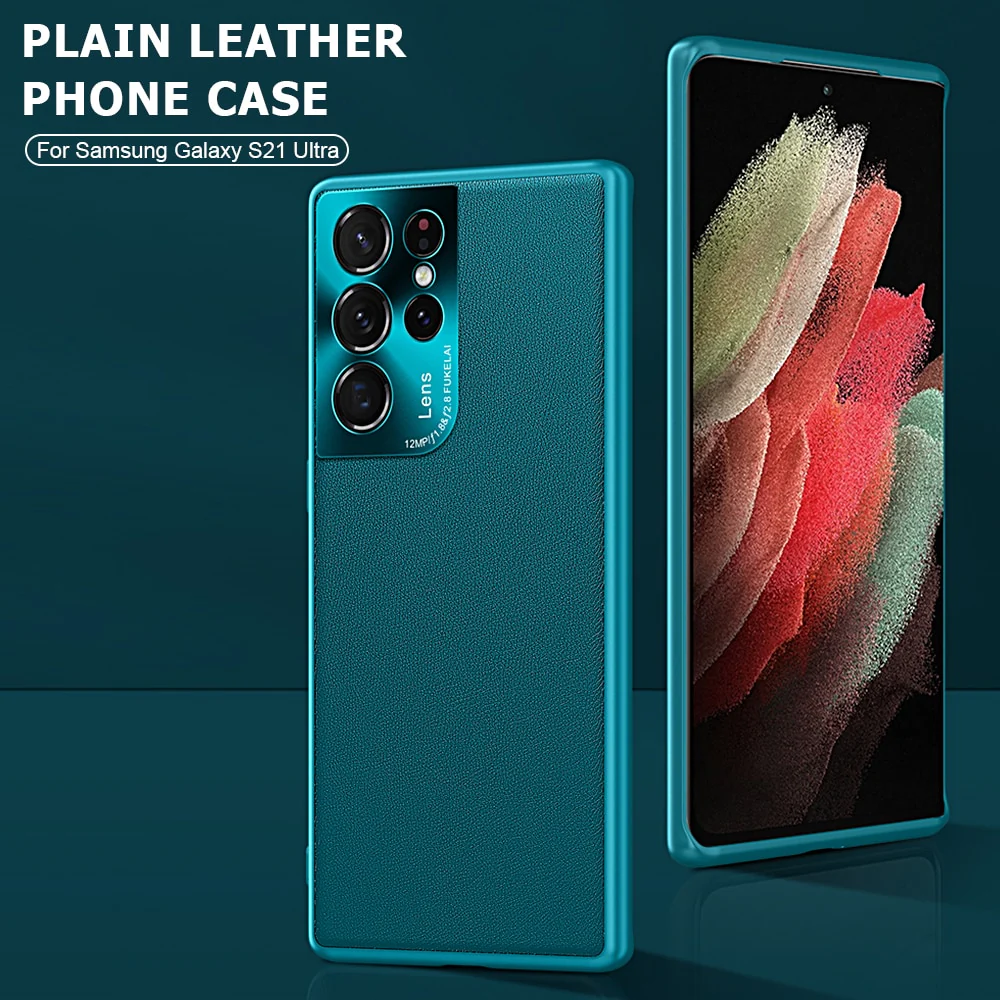 Luxury Ultra Thin Leather Case For Samsung - Image 3