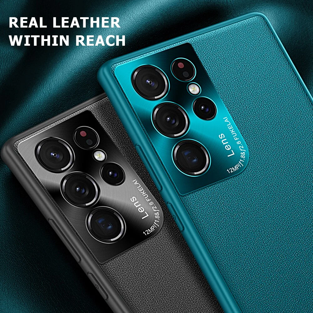 Luxury Ultra Thin Leather Case For Samsung - Image 4