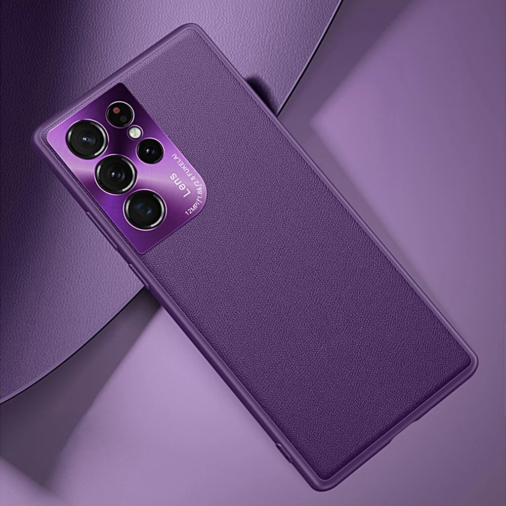 Luxury Ultra Thin Leather Case For Samsung - Image 9