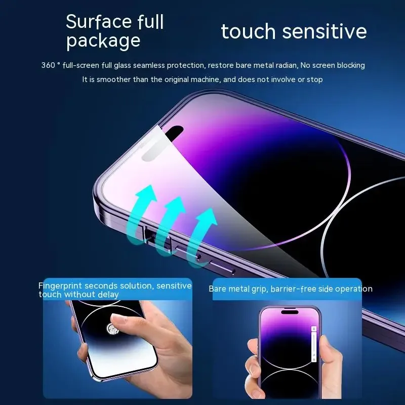 Metal Phone Case & Anti-Peeping Screen Protector For iPhone - Image 6