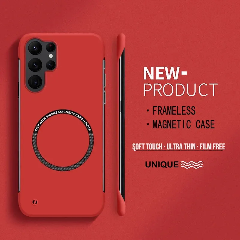 Ultra Thin Magnetic Frameless Hard Case For Samsung - Image 11