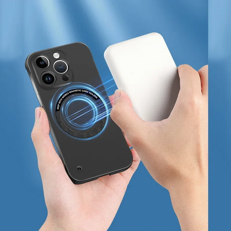 Ultra Thin Magnetic Frameless Hard Case For Samsung - Image 5